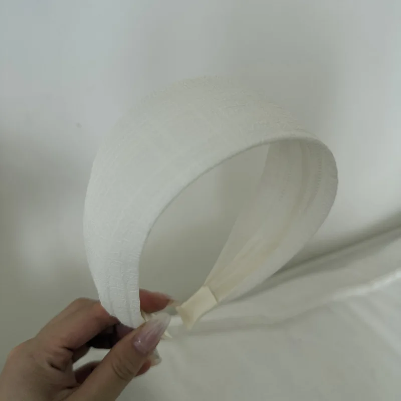 Koreanisches farbiges Stirnband für Damen, hochgeschnitten, aus Stoff, Haaraccessoire für den täglichen Gebrauch, zum Gesichtwaschen, Haarspange, Kopfbedeckung – Detail 9