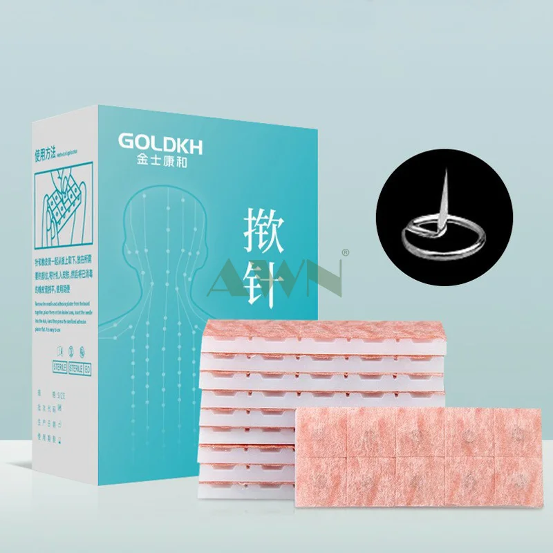 10 Boxes Multiple Size Painless Acupuncture Massage Patch Ear Press Needle Auricular Awn Needle masajeador