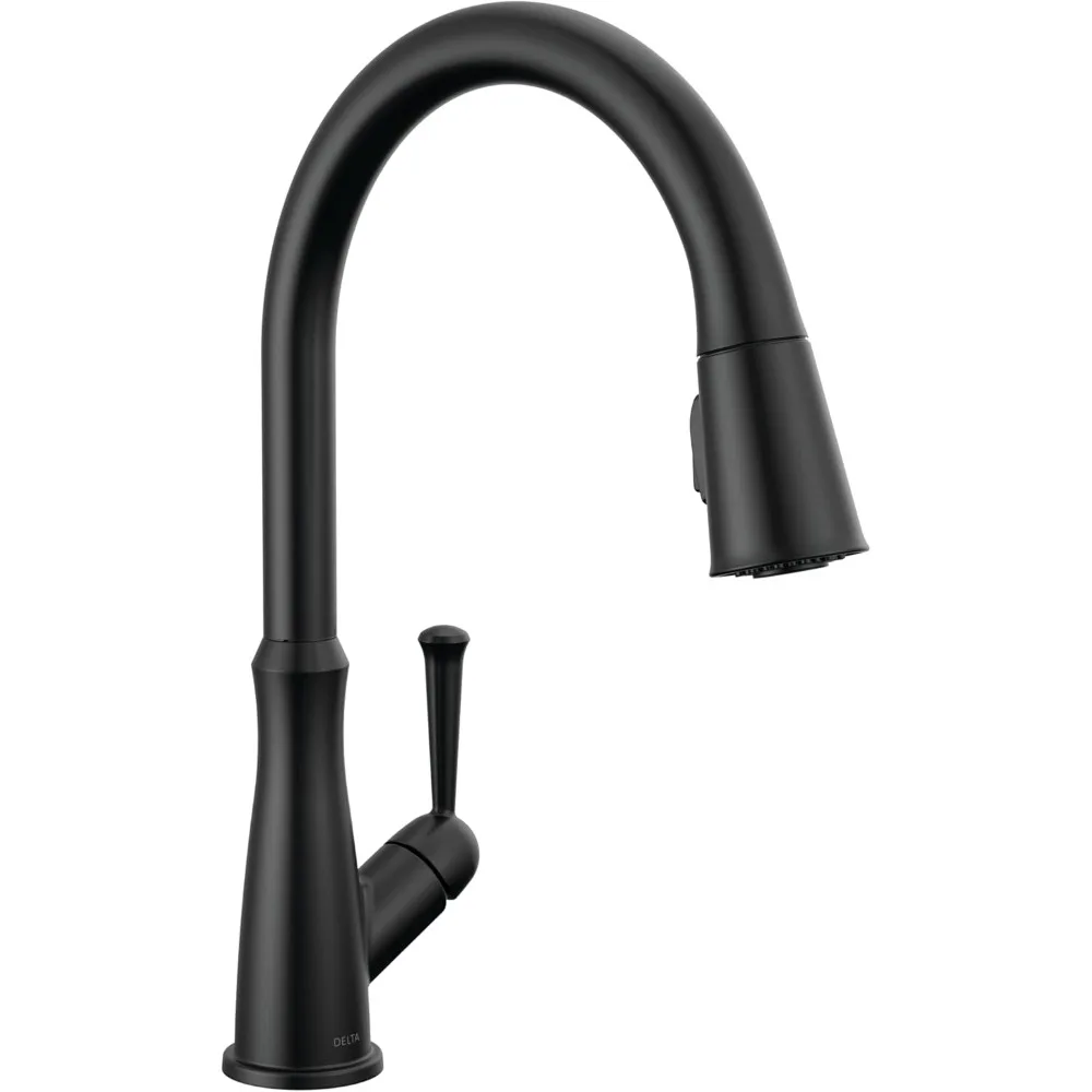 

Matte Black Kitchen Faucet with Pull Down Sprayer, Magnetic Docking Spray Head