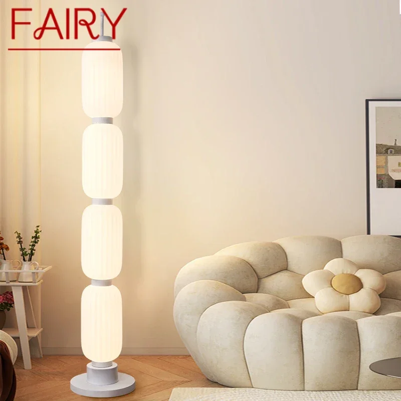 FAIRY Contemporary Floor Lamp Luxury Art Bedroom Living Room Beside The Sofa LED Villa Hotel Decorative Standing Light