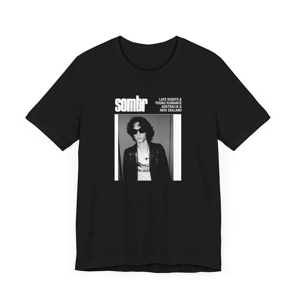 T-shirt unisexe 100 % coton à col rond pour homme, motif de la tournée de l'album Sombr I Barely Know Her, collection été 2026, style Y2K, cadeau pour fans