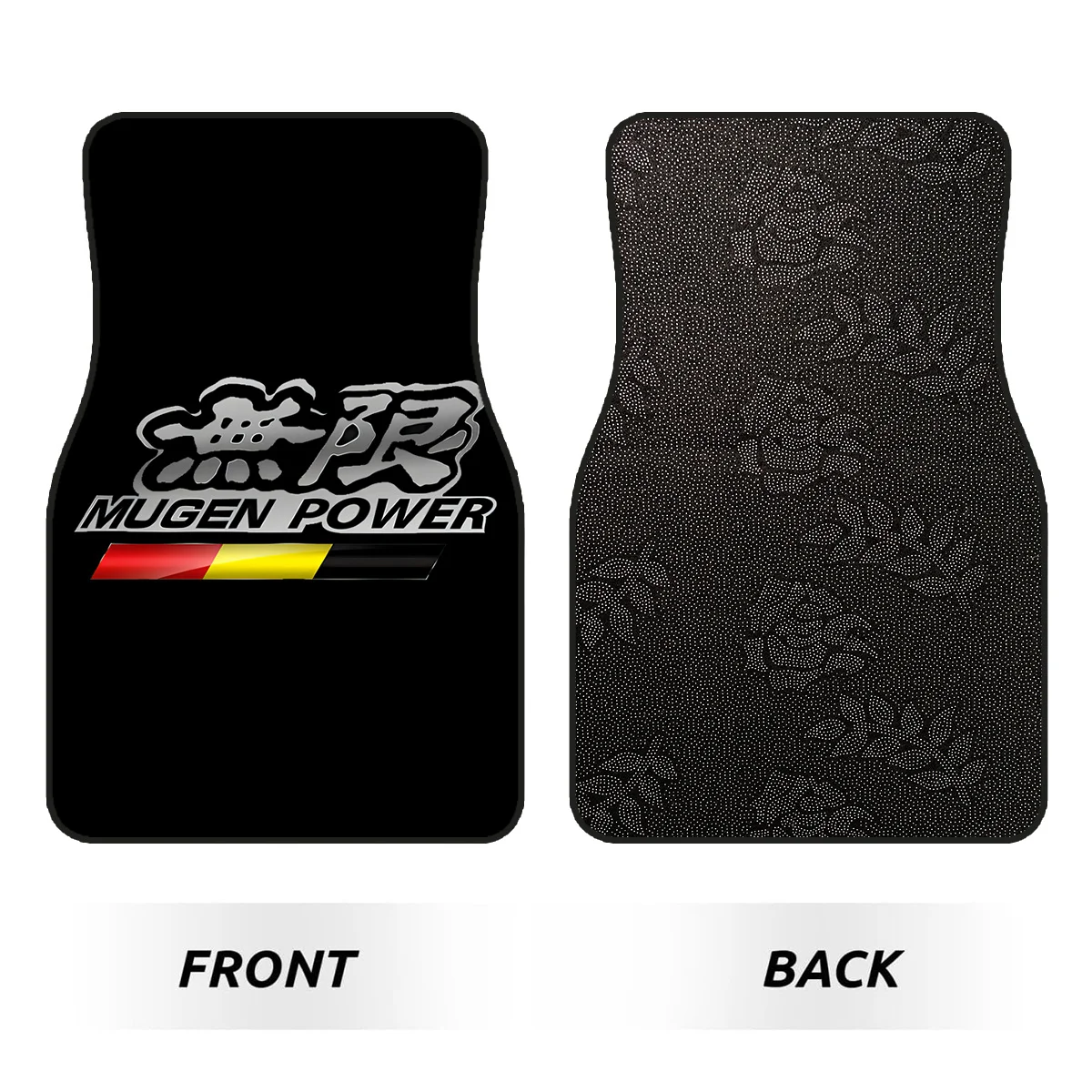 4pcs For HONDA MUGEN POWER Infinite Pattern Car Mats| Fits Sedans/SUVs,, Universal Fit, Interior Decoration view 6