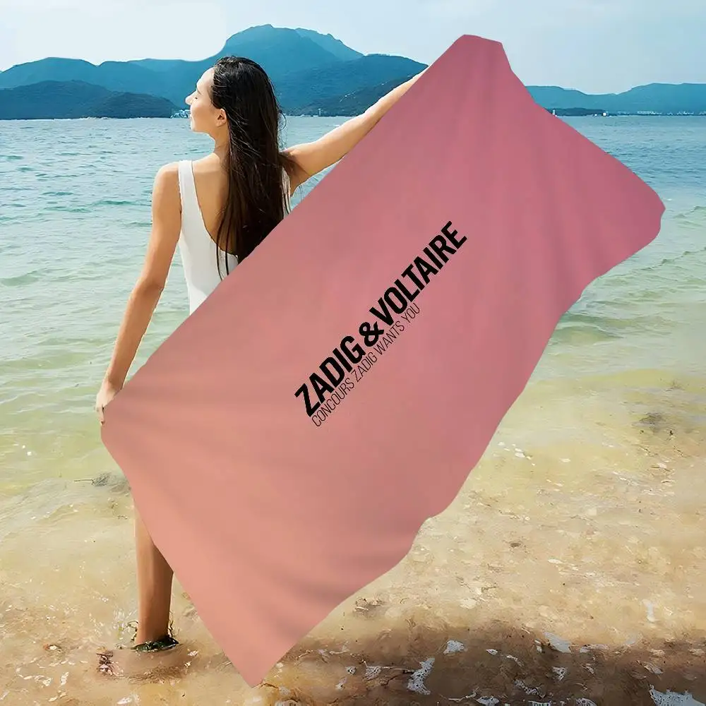 Classic Fashion Brand Z-Zadig V-Voltaire Microfiber Beach Towel Quick dry Soft Yoga Swimming Resort Mountain Climbing Towel