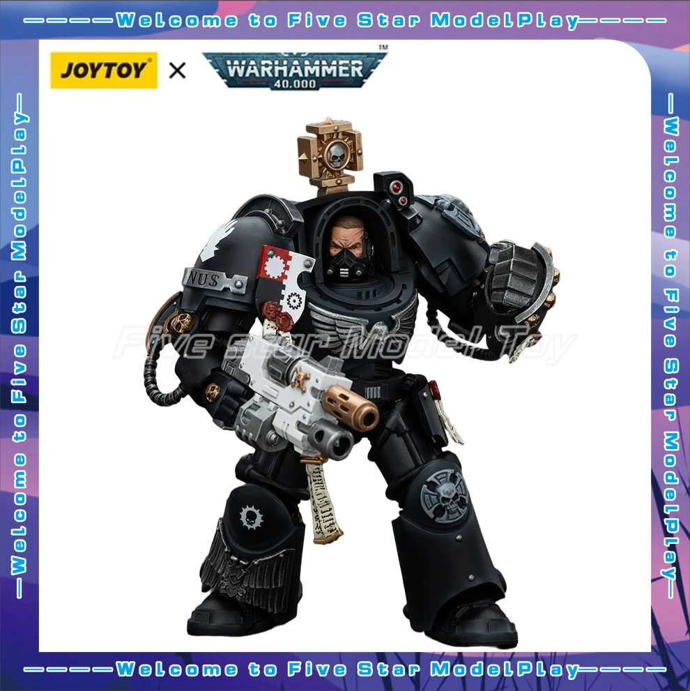 

In Stock Original JOYTOY Warhammer 40K Lron Hands Captain in Terminator Armour 1/18 Action Figures Anime Models Toys Gifts