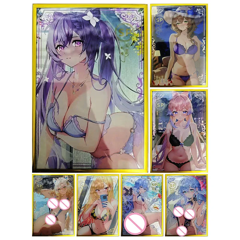 Anime déesse histoire Rare TR SP carte à collectionner Ganyu Hancock Robin Jingliu Hu Tao Kitagawa Marin jouets pour garçons cadeau d'anniversaire