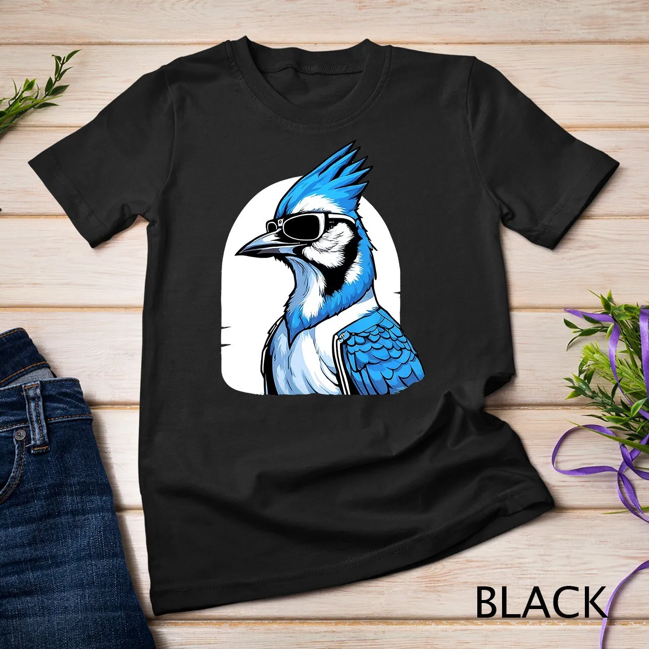 Art Blue Jay Wearin…