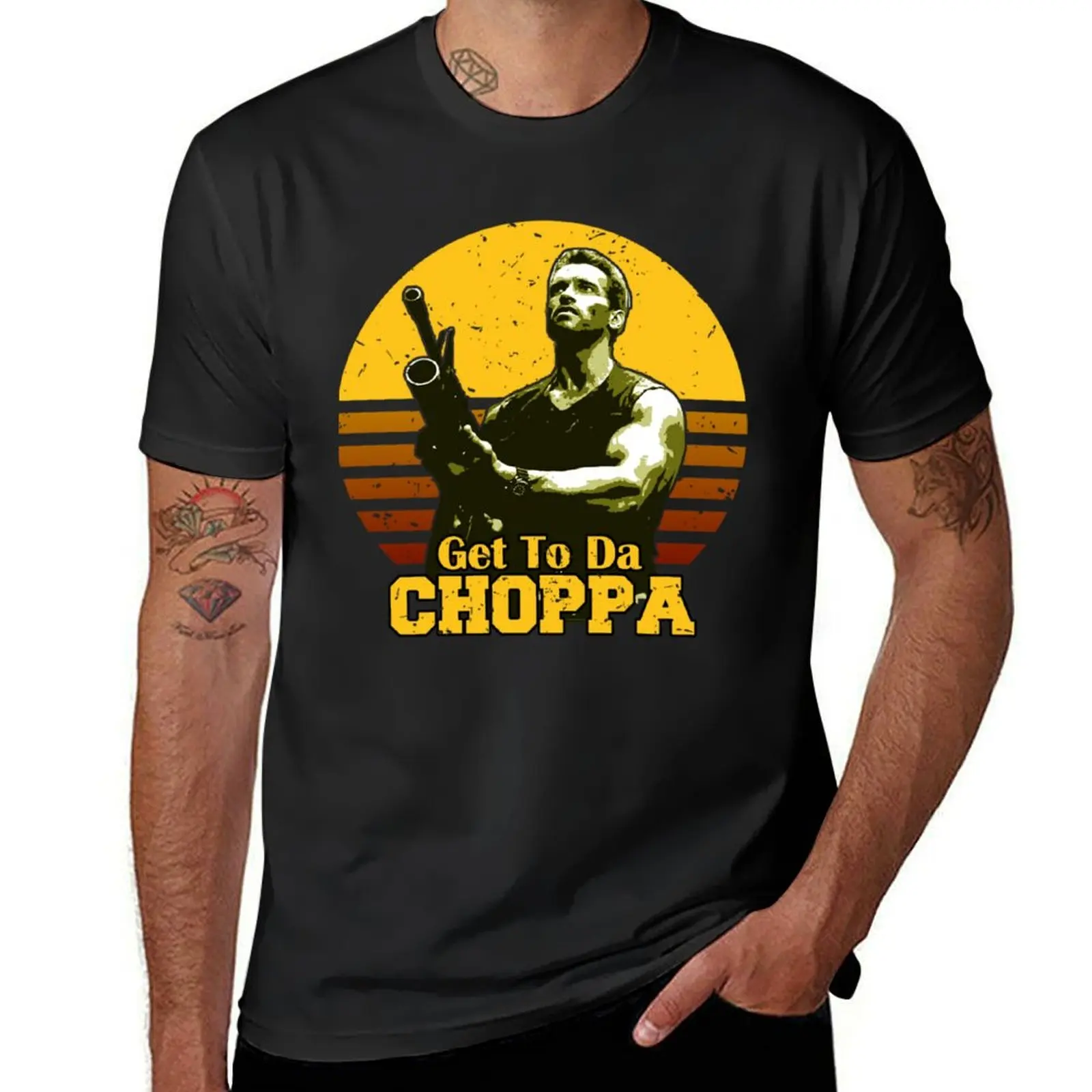 

Get To Da Choppa Classic T-Shirt tshirts personalised funny meme t-shirts vintage clothes t shirts for men graphic