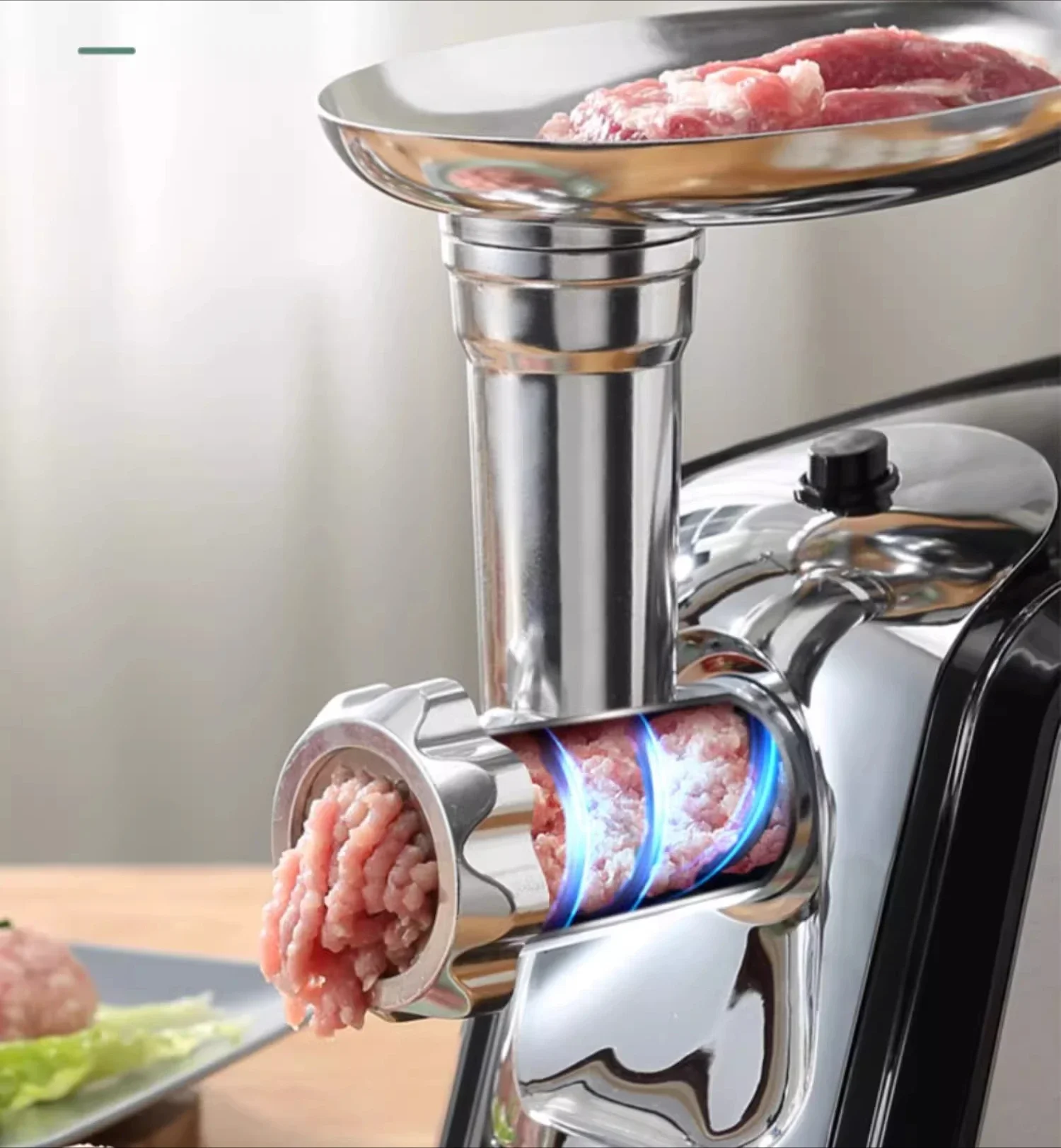 Household electric meat grinder small commercial stainless steel multi-function minced meat filling automatic sausage enema