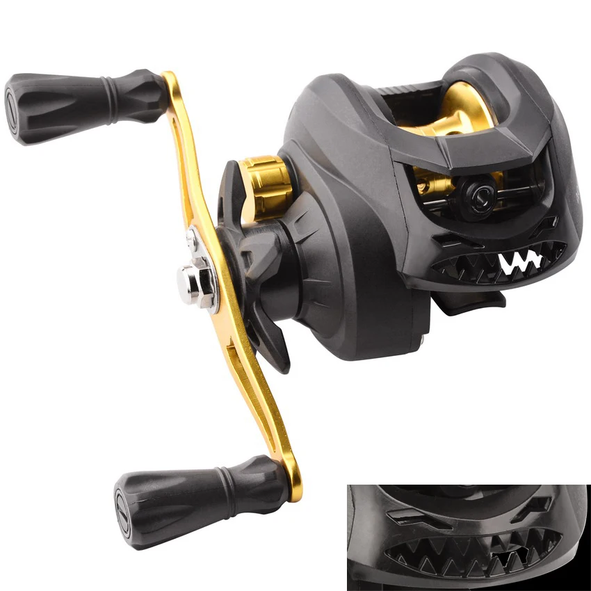 Baitcastingrolle 7,2:1 High Speed Long Shoot Prevent Line Tangling Angelrolle Fresh Saltwater Reel Fishing Pesca Wheel