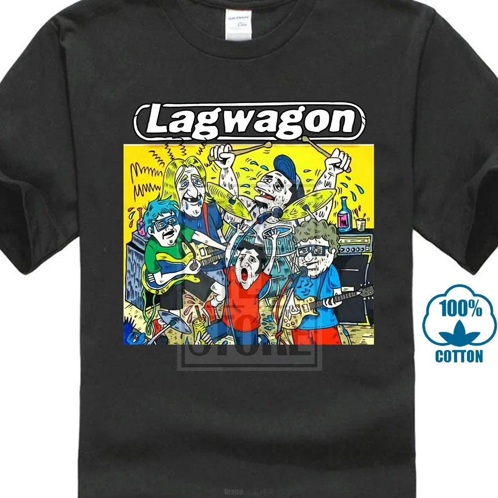 2018 새로운 브랜드 의류, Lagwagon 투어 펑크 록 밴드, Nofx 선전 Mxpx 레드 티셔츠, S M L Xl 2Xl