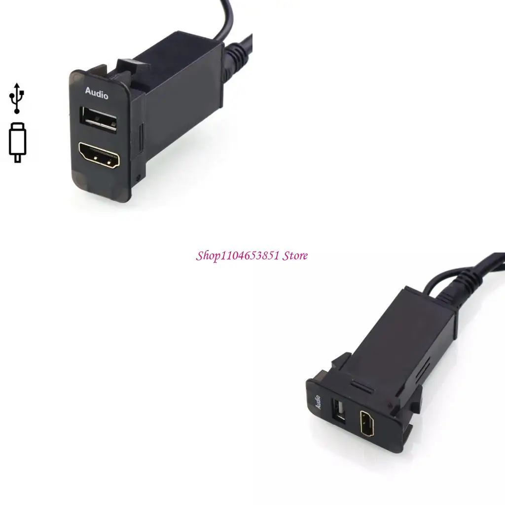 

USB And HDTV Port Input Socket Cable For Vehicle Models Enjoy Seamlessly Multimedia Connection In Your Vehicle