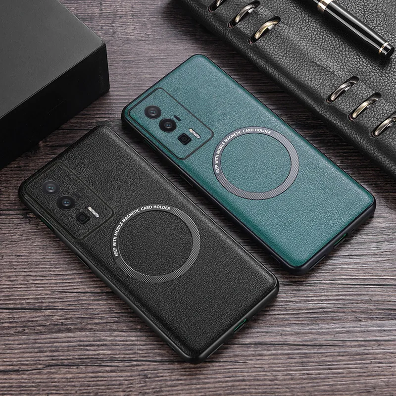 

Магнитный чехол из искусственной кожи для Redmi K60/Xiaomi 13/K60 Pro/Poco X5