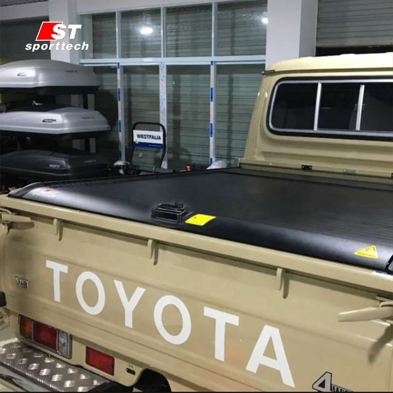 Manual /Electric Aluminum Alloy Tonneau Covers Pickup Roller Lid Truck Bed Cover for Land Cruiser 79 series accessories