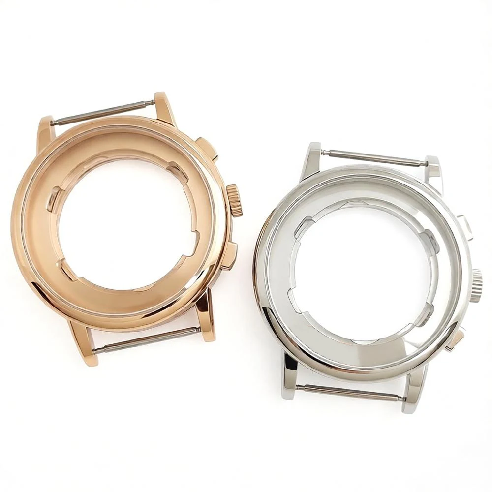 42mm Watch Case High-quality Stainless Steel Timing Case Matched With ST1655 Movement Watch Repair Parts