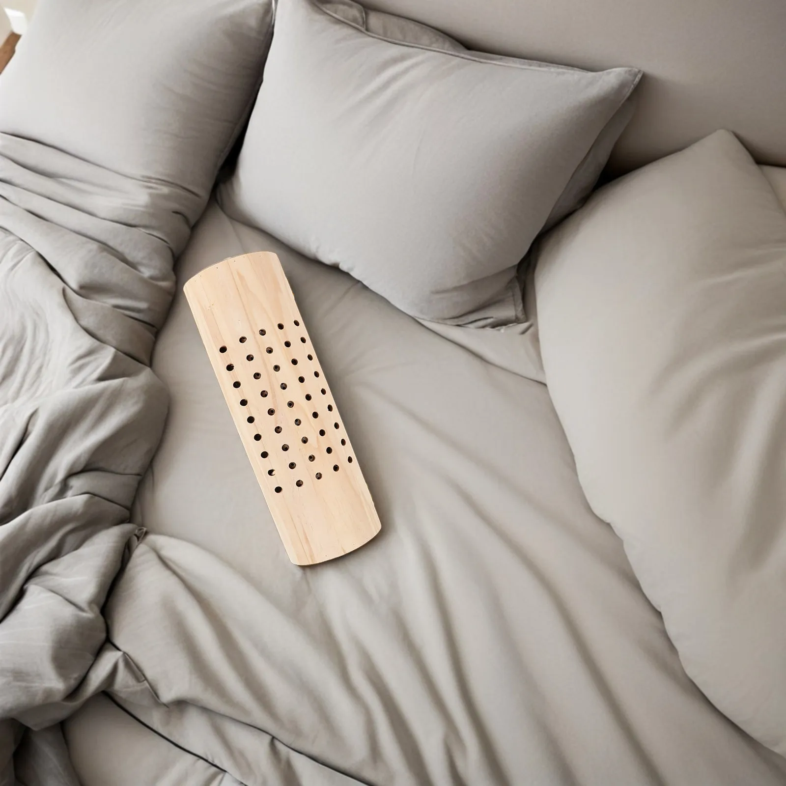 

Cervical Moxibustion Pillow Bamboo Neck Support Pillow Firm Structure for Proper Alignment Breathable Design for Comfortable