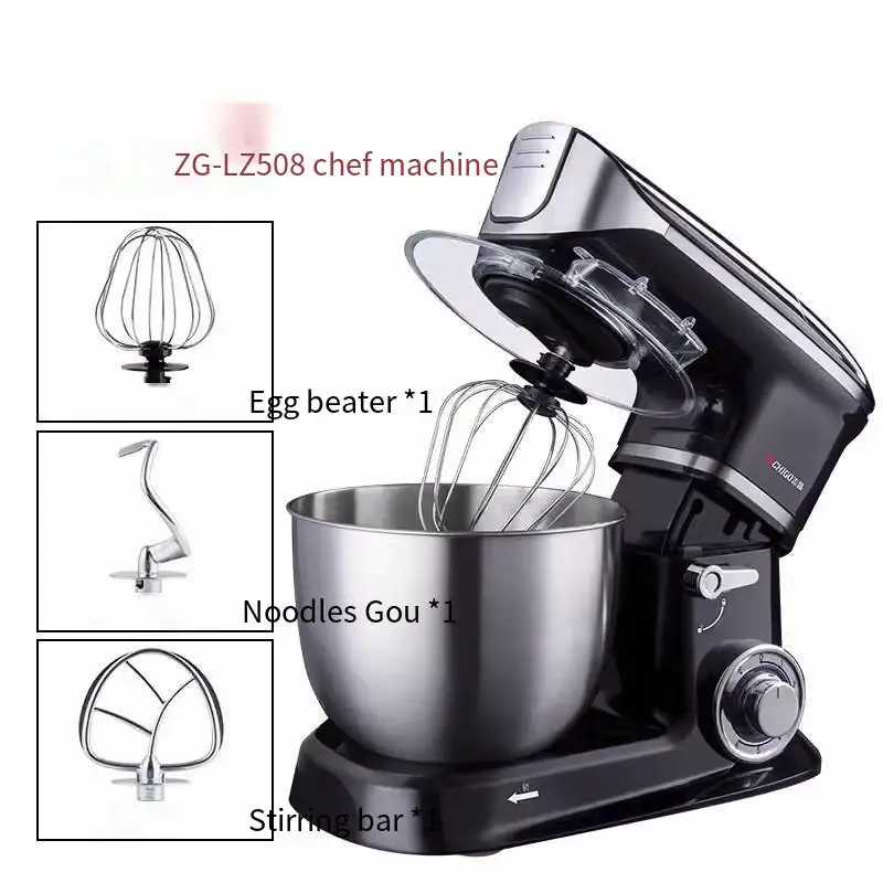 220V   Desktop beater, electric household chef machine and flour mixer, creamer, fresh milk cover, and commercial mixer.