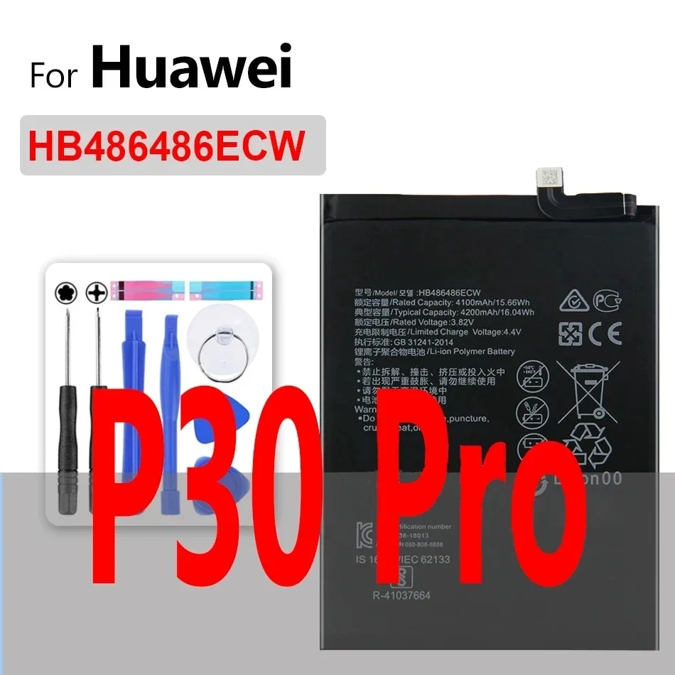 Battery For Huawei P6 P7 P8 P9 P10 P20 P30 P40 Lite Mini Max Plus Pro 2017/for Honor 7X 8 8A 8S 8C 8X 9 9i 10 10i 20 20i