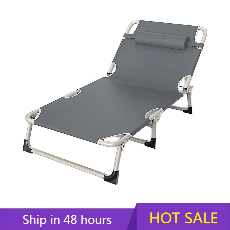 

POWER LEAP Modern Foldable Camping Bed for Living Room & Office Use Adult Nap & Camping Outdoor Lounger
