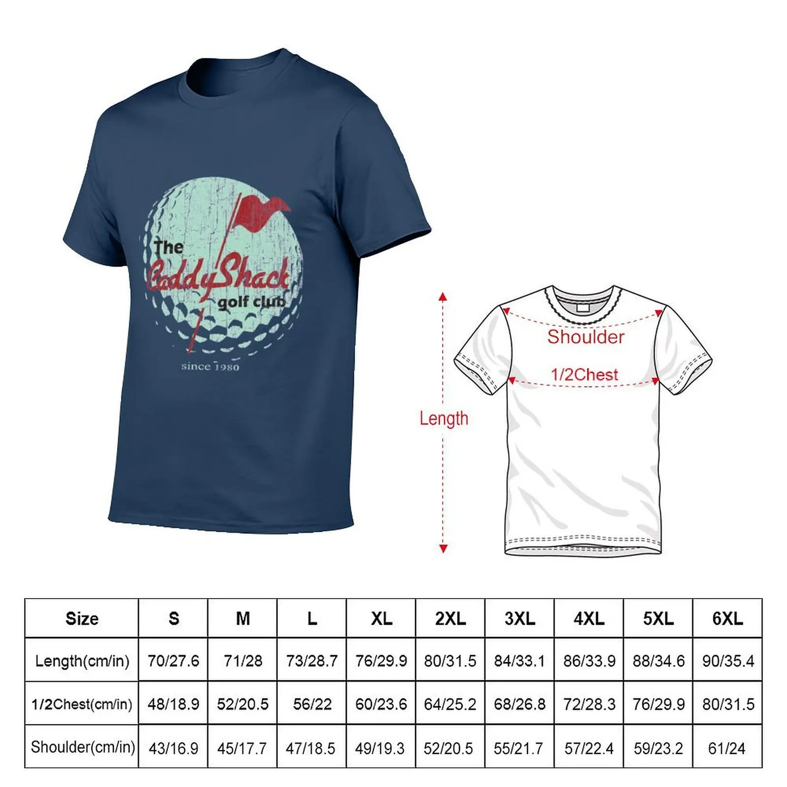 Copy of Arnold Caddyshack T-Shirt Anti-Fade Casual Tee Shirt