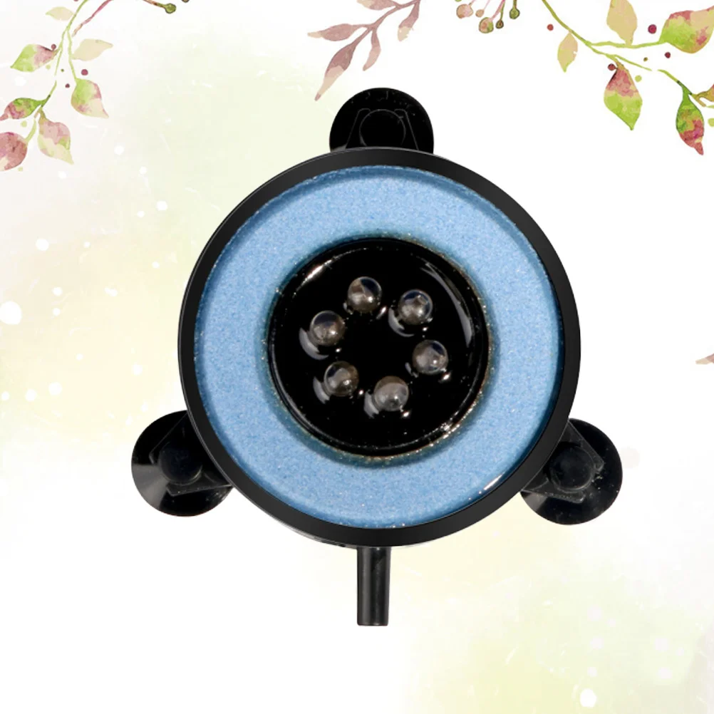 

Blue Round Fish Tank Light 6 LED Lamp Beads High Grade Material for Healthy Fish Growth Eu Plug Compatible Aquarium Light