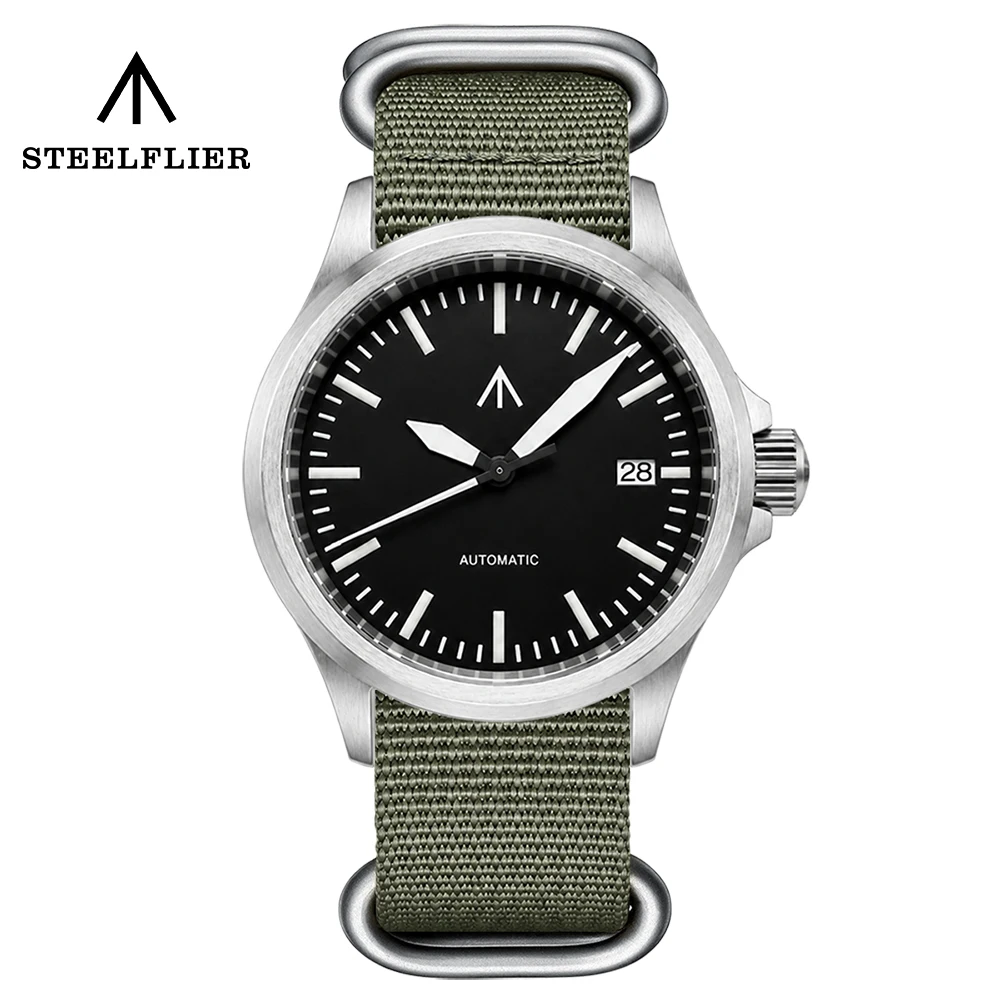 STEELFLIER Official SF773 NH35 Mechanical Dive Watch Sapphire Crystal 300M Waterproof BGW9 Luminous Luxury Automatic Wristwatch