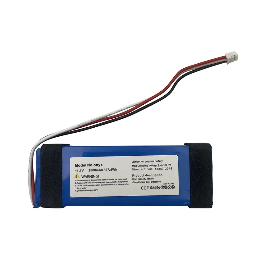 100% Original 2500mAh Replacement Battery For JBL Harman Kardon Onyx HKOnyx Speaker PR-633496 Bateria Batteries