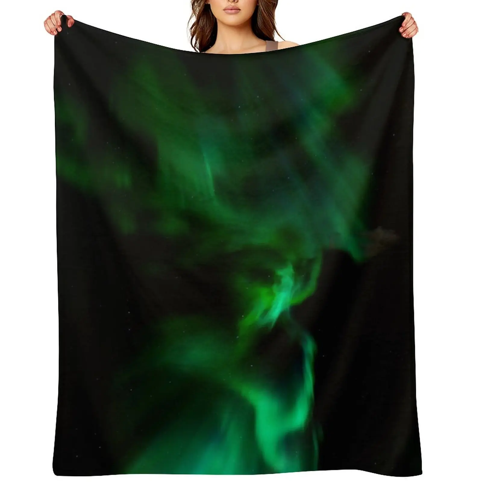 

Aurora Borealis Throw Blanket valentine gift ideas Multi-Purpose wednesday decorative Blankets