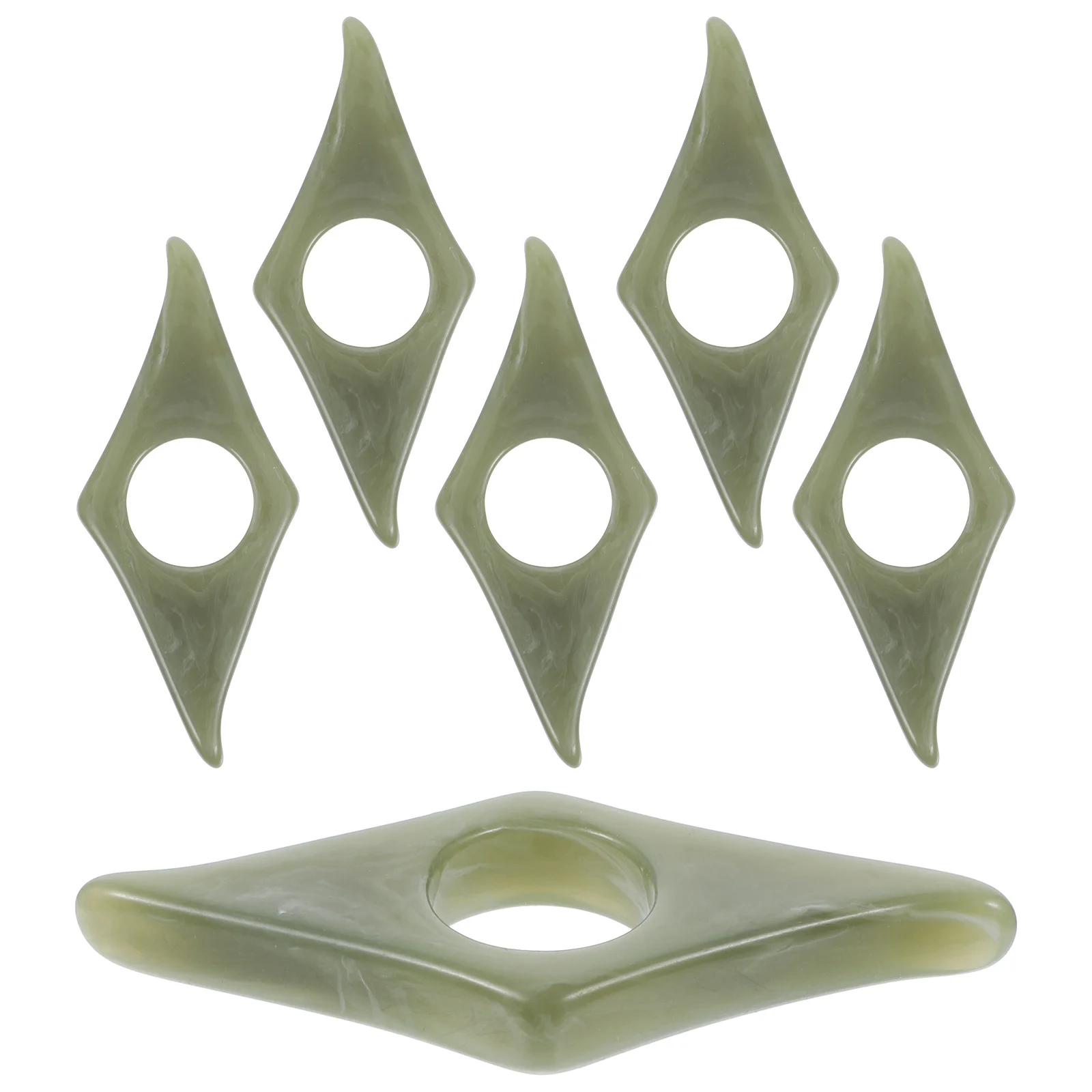 

6pcs Resin Thumb Ring Book Holder Lightweight Portable for Home Travel Camping Reading Accessory Page Spreader St