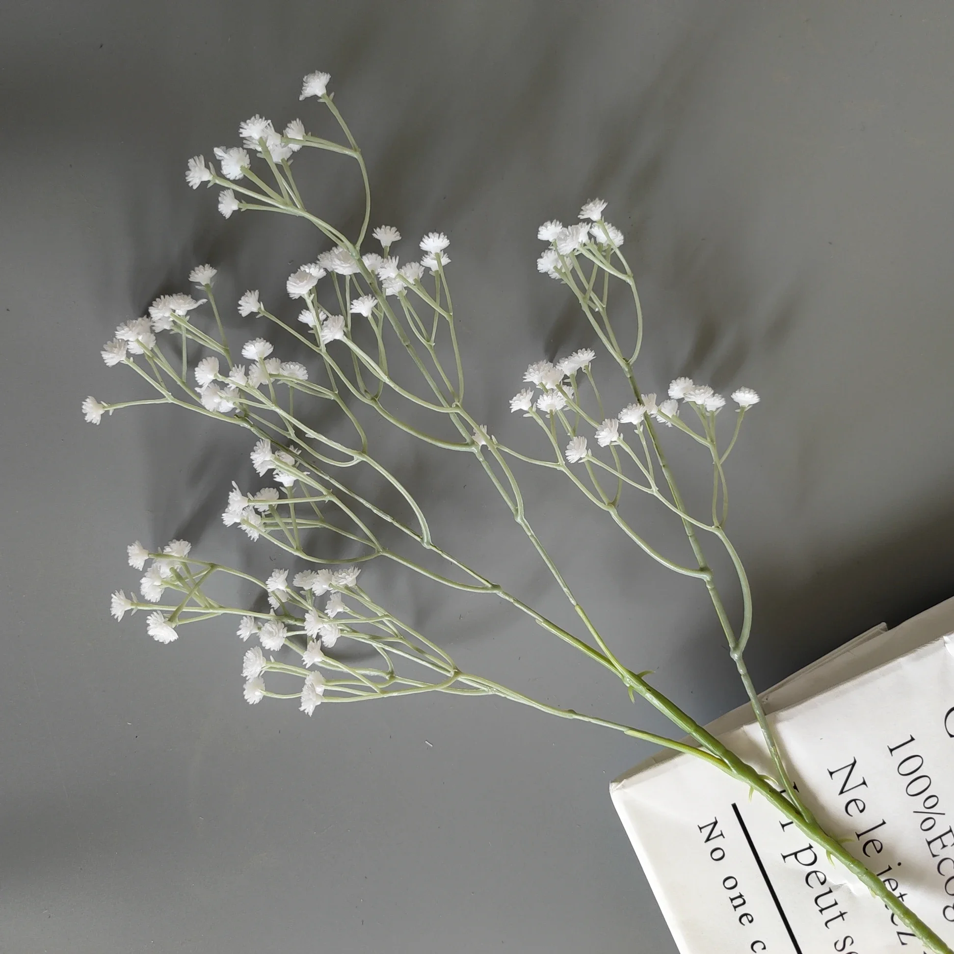 White Baby\'s Breath Artificial Flowers Silk Hydrangea Bunch Outdoor Wedding Decor Runners Home Decoration Props