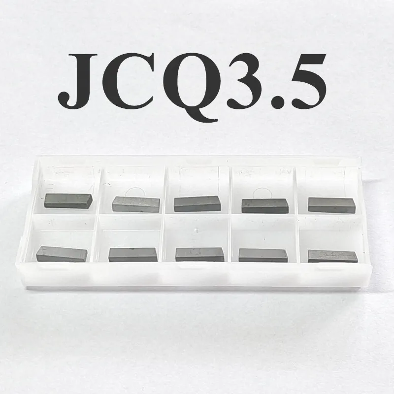 New 10pcs JCQ3.5(J200) carbide inserts, YT15 material/YW2 material, one box contains 10pcs, use for cut-off tools