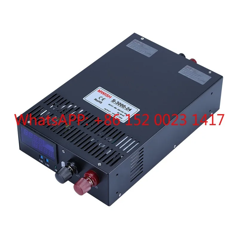 

Регулируемый импульсный источник питания переменного тока от 220 до постоянного тока Mingwei S-2000/3000 Вт-12V24V36V48V