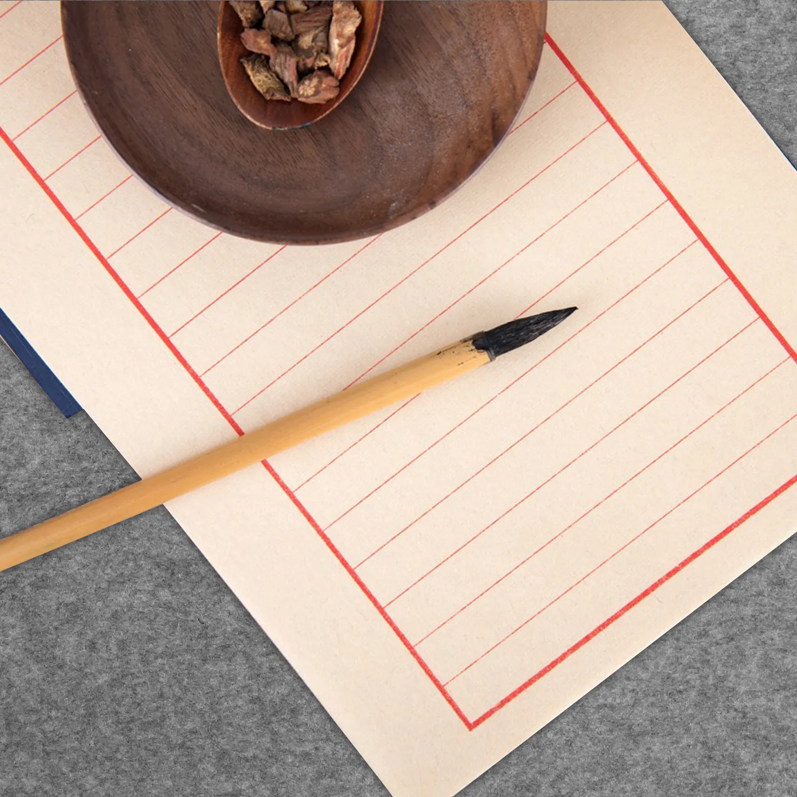 

Calligraphy Practicing Felt Mat Chinese Painting Desk Pad Lightweight Writing Mat Smooth Surface for Students Home Office