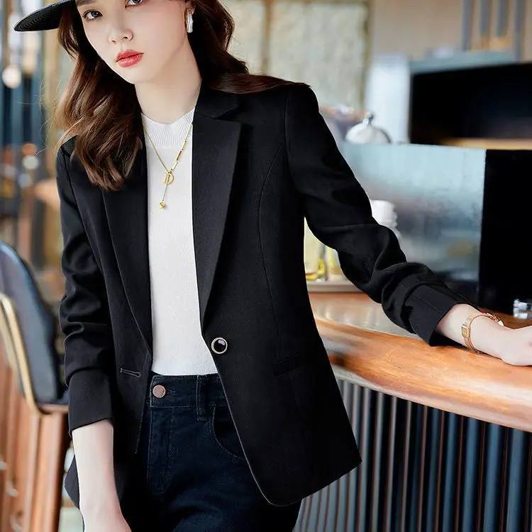 معطف Jaet نسائي مصمم خصيصًا لربيع وخريف 2025 جديد من Faion بقصة ضيقة معطف شخصي بأزرار