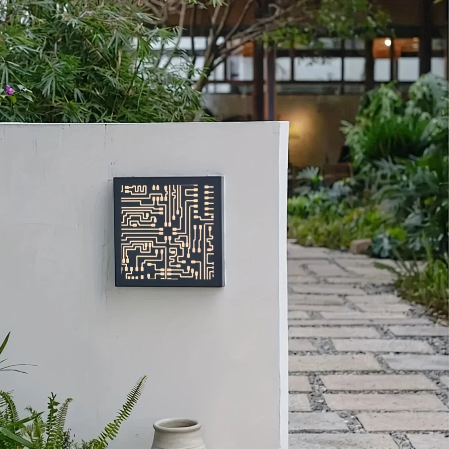 추상 기하학적 PET 스텐실 - 벽 및 DIY 공예품을 위한 재사용 가능한 현대 미술 패턴