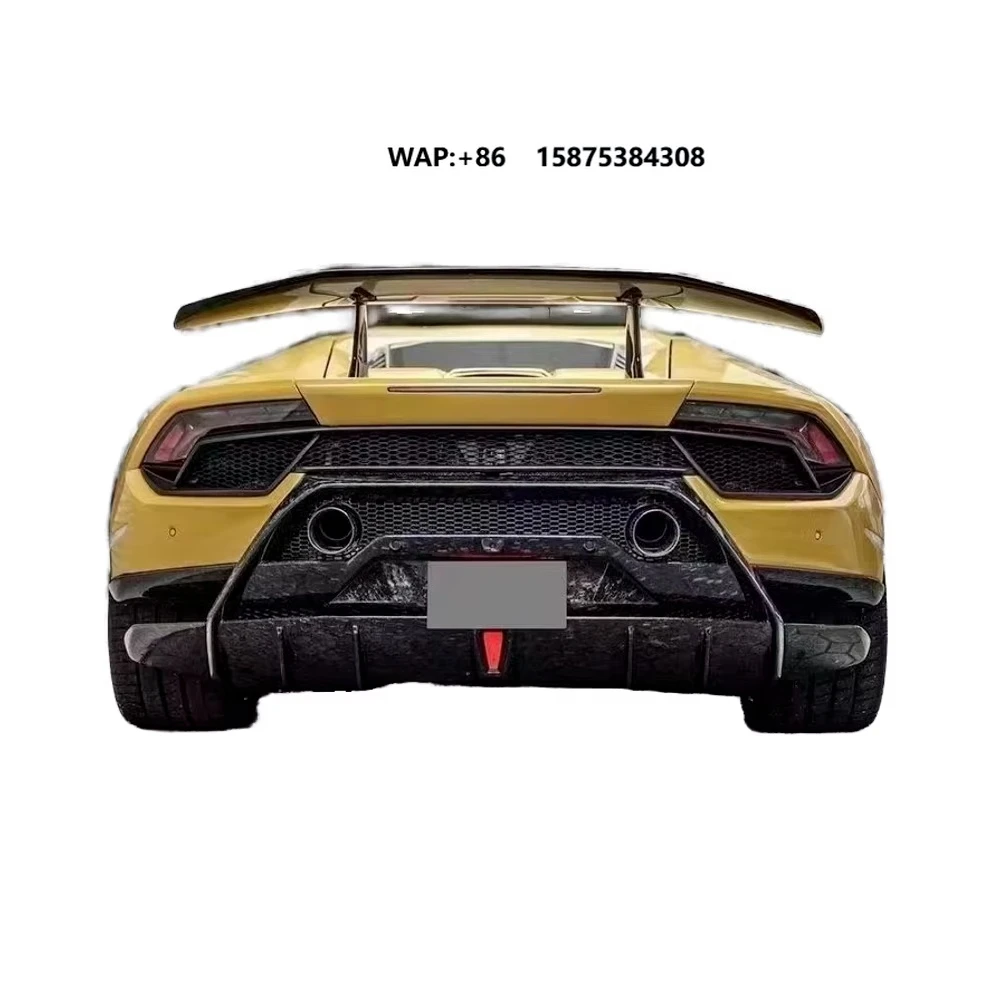 

P-Style Forged Carbon Rear Spoiler Tail Wing New Condition Car Body Kit Parts for Huracan LP580 LP610