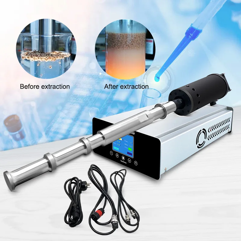 Good reputation ultrasonic solvent extraction ultrasonic oil extractor homogenizer