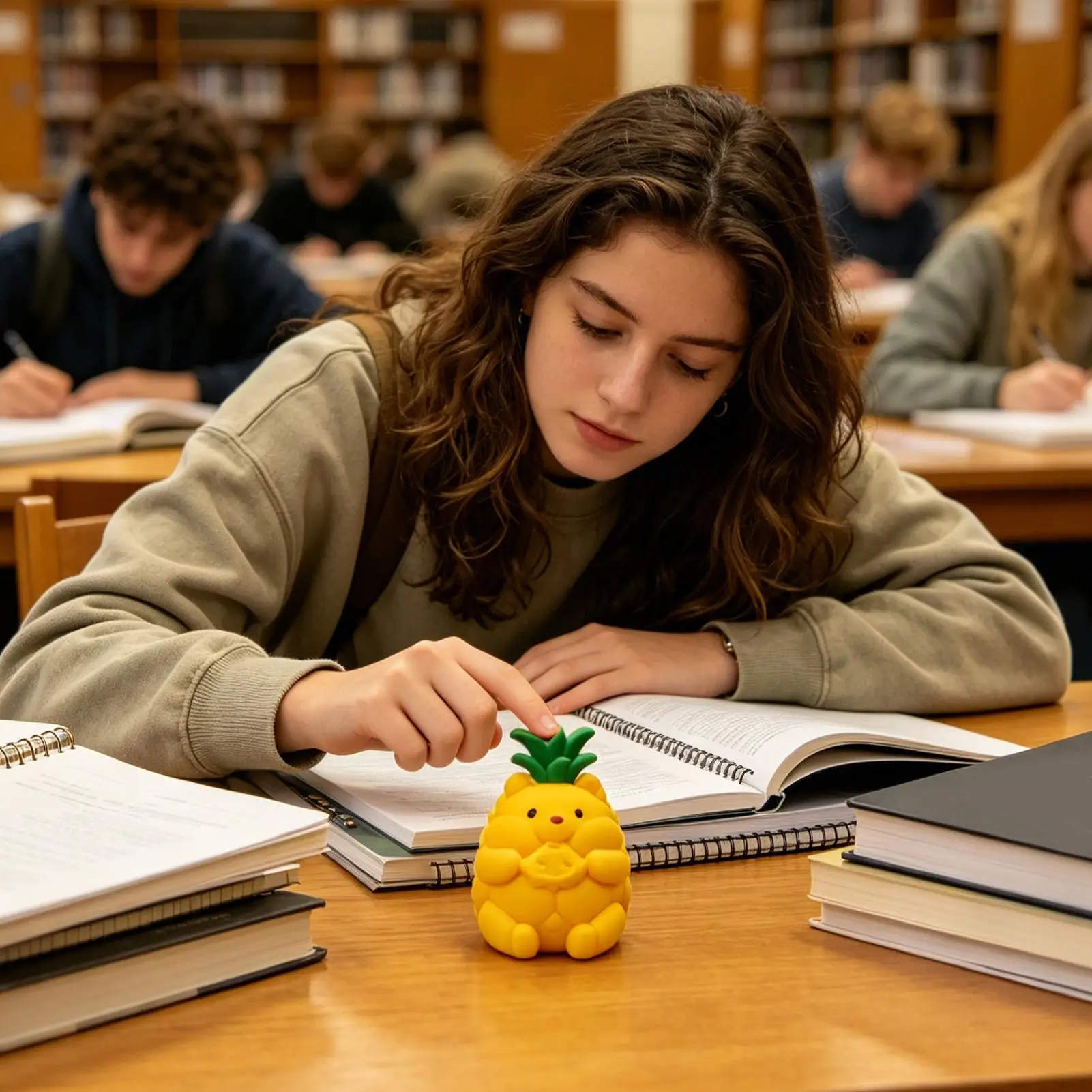 Pineapple Fidget Toy Soft Funny Slow Rising Pineapple Sensory Fidget Toys For Kids Adults Home Office Classroom School Work
