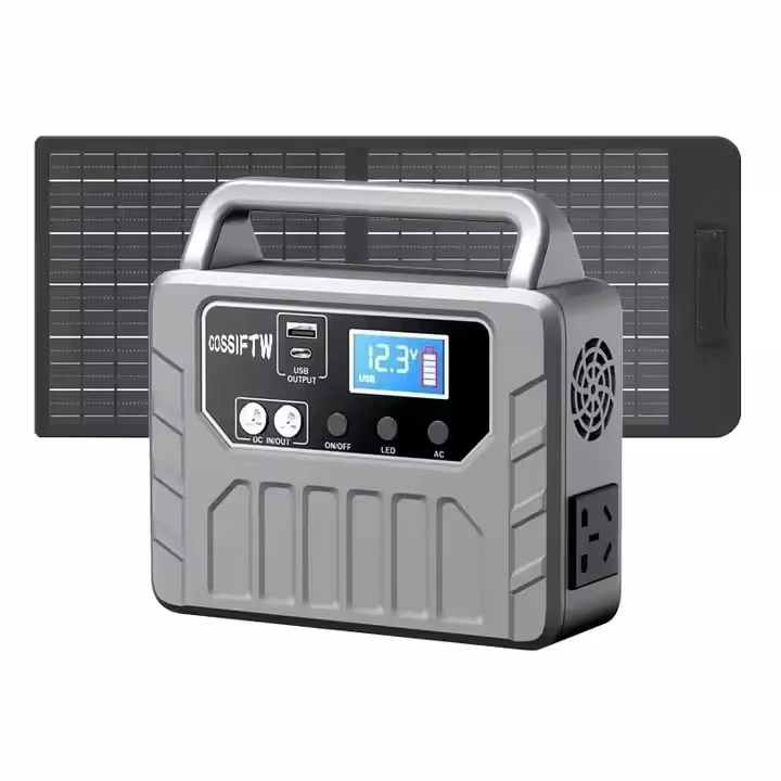 

14000mAh Emergency Portable Home Backup 200W 220V Power Station Solar Power Bank Power Generator for Household Camping