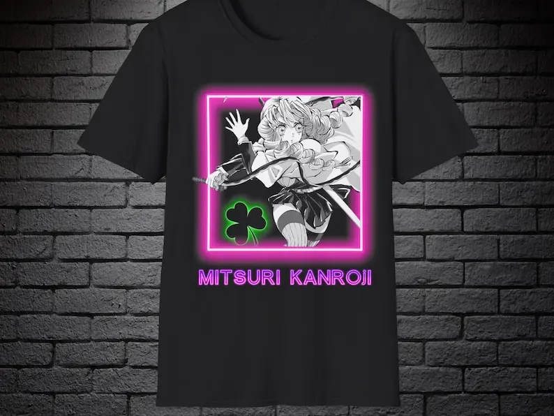 

Mitsuri Kanroji Demon Slayer Kimetsu no Yaiba Manga Webtoon Kawaii Custom tshirt Gift for friends Gift for her Unisex t-shirt