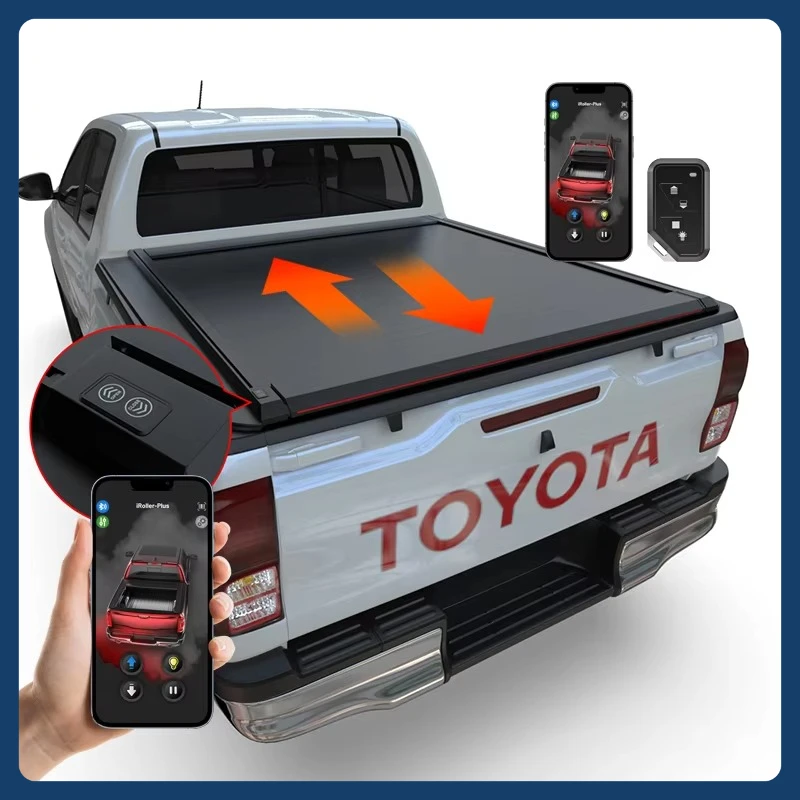 

Mamba Retractable Electric Hard Tonneau Cover for Toyota Hilux Vigo Revo Rocco Sr5 Double Cap/Single Cab 2012-2025 Mod