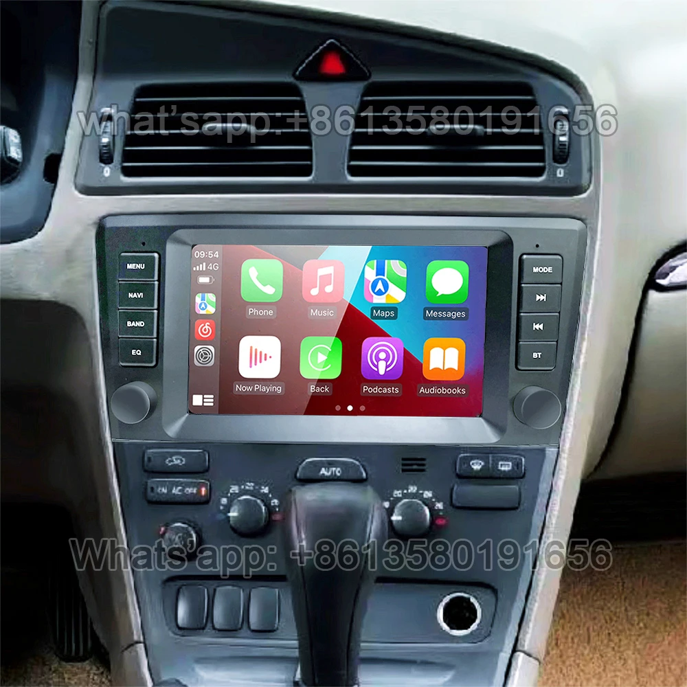 Carplay Android 12G+256G GPS Car Android Player Multimedia For VOLVO S60 V70 XC70 XC90 2000 2001 2002 2003 2004 Original Styel