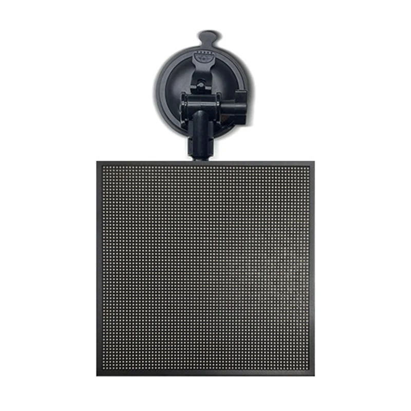 لوحة شاشة LED عالية الدقة 64X64 على إضاءة ملونة للسيارة تعرض لوحة عرض LED تدعم تطبيق بلوتوث وجهاز تحكم عن بعد متين