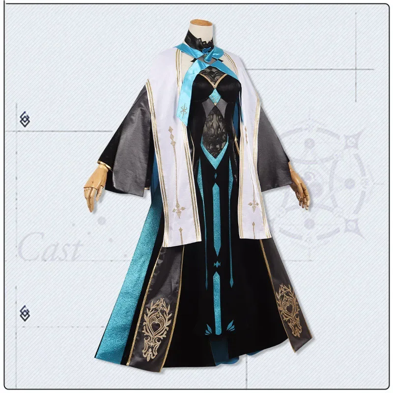 [S-3XL] Fate/Grand Order FGO Morgan Cosplay Costume Uniform Halloween Party Outfit Role Play Clothing Custom Made New