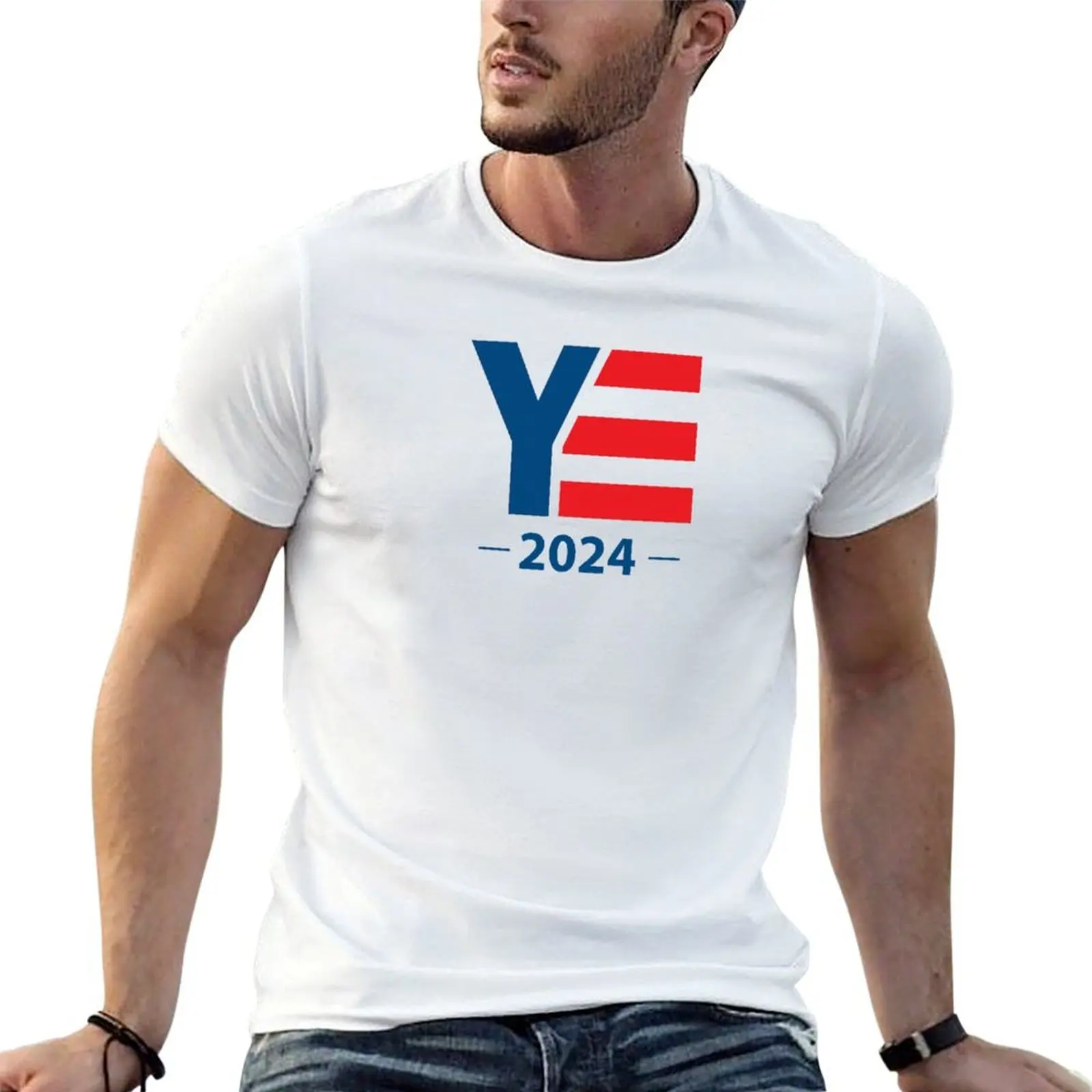 

Ye for President 2024 T-Shirt man t shirt heavy cotton t shirt for man 100 percent cotton T-Shirt