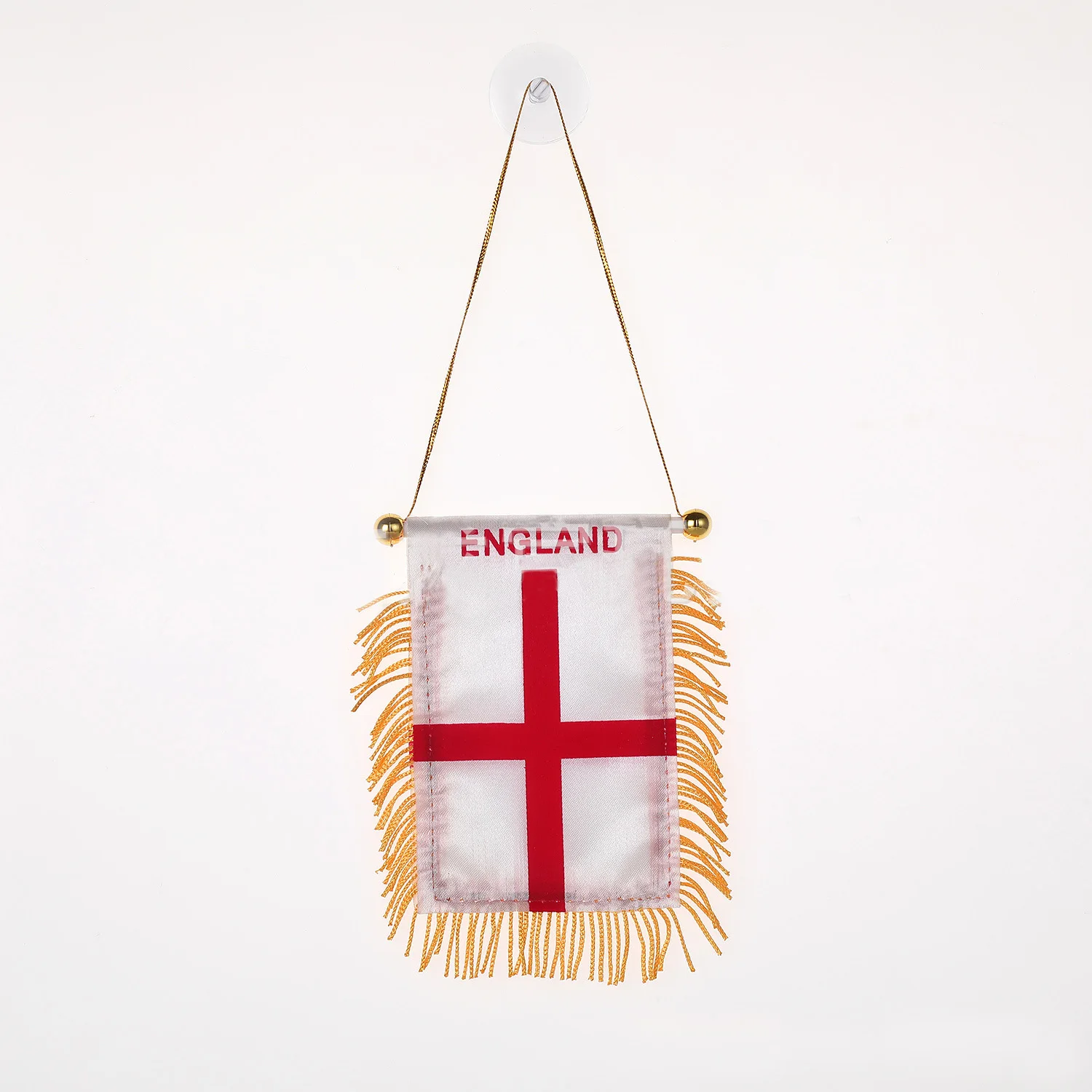 Aerxemrbrae 8*12cm decoración de ventana de coche inglés banderín colgante banderas Cruz de San Jorge Mini banderín inglés