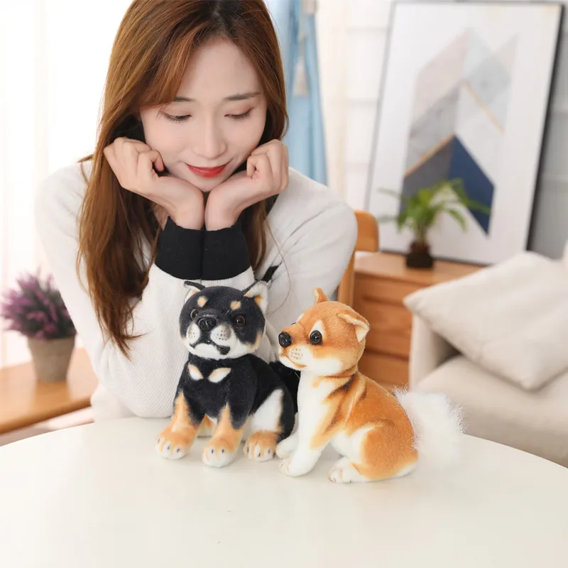 

Soft Cartoon Animal Chai Dog Stuffed Doll High Quality Lifelike Shiba Inu Dog Plush Toy Home Decoration Baby Kid Birthday Gift