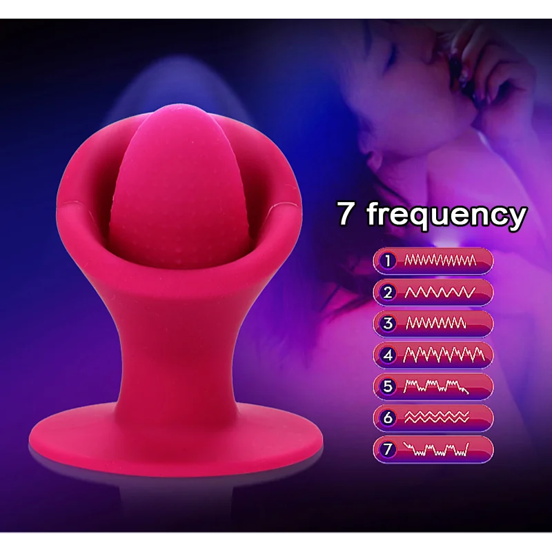 HESEKS Tongue Vibrator Suck Lick 10 Mode Sex Toys For Women Masturbator Remote Control Nipple Clitoris Stimulator USB Charge 18+