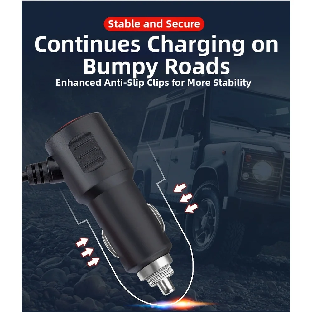 Advanced For QC3.0 Car Charger 120W with 3 USB Ports and 3 AC Sockets for Fast Charging in 12V 24V Vehicles Reliable