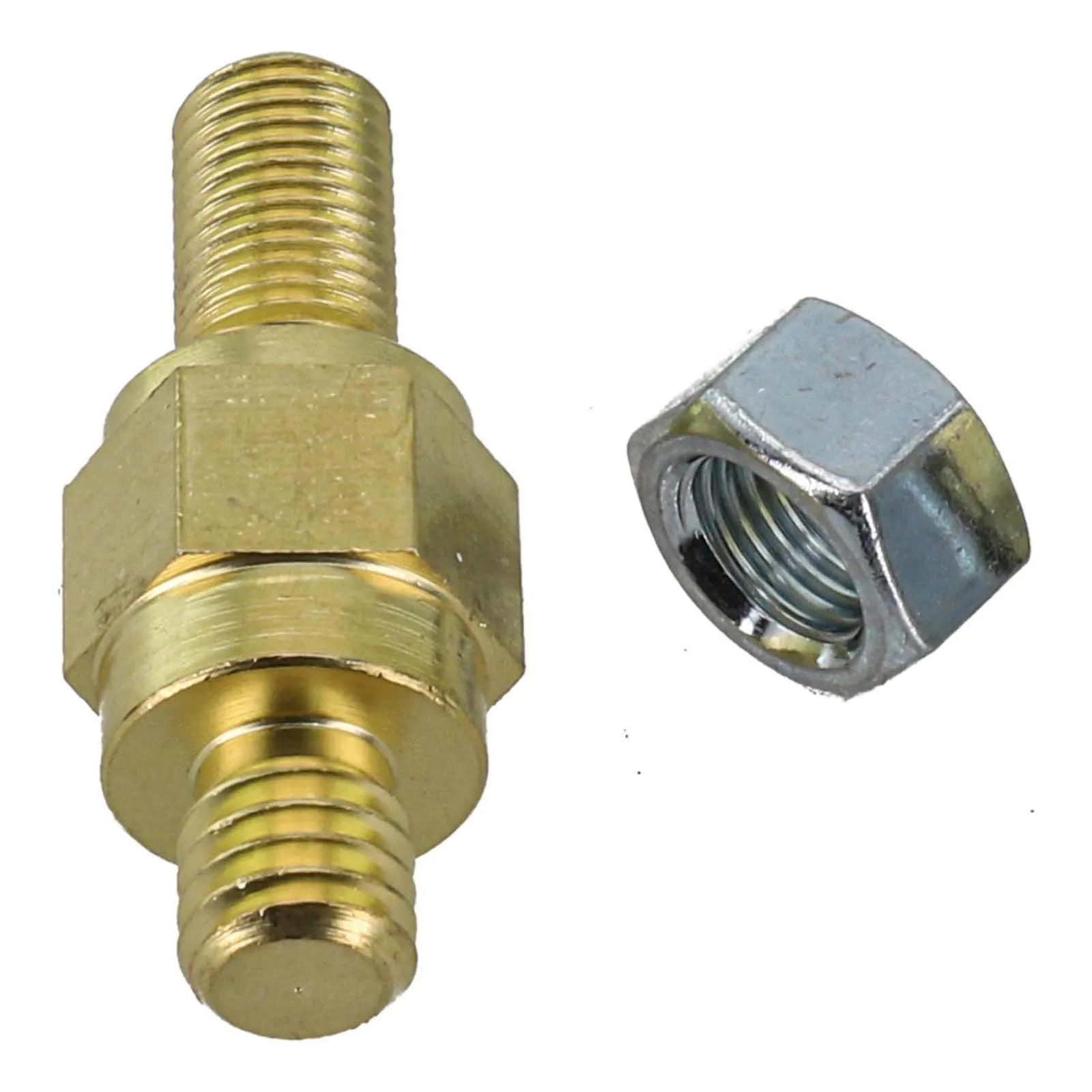 2pcs Side Post Battery Terminals Made of Brass with 3/8\\\'\\\' Thread Size and 16 Bolts for Automotive Electrical Connections