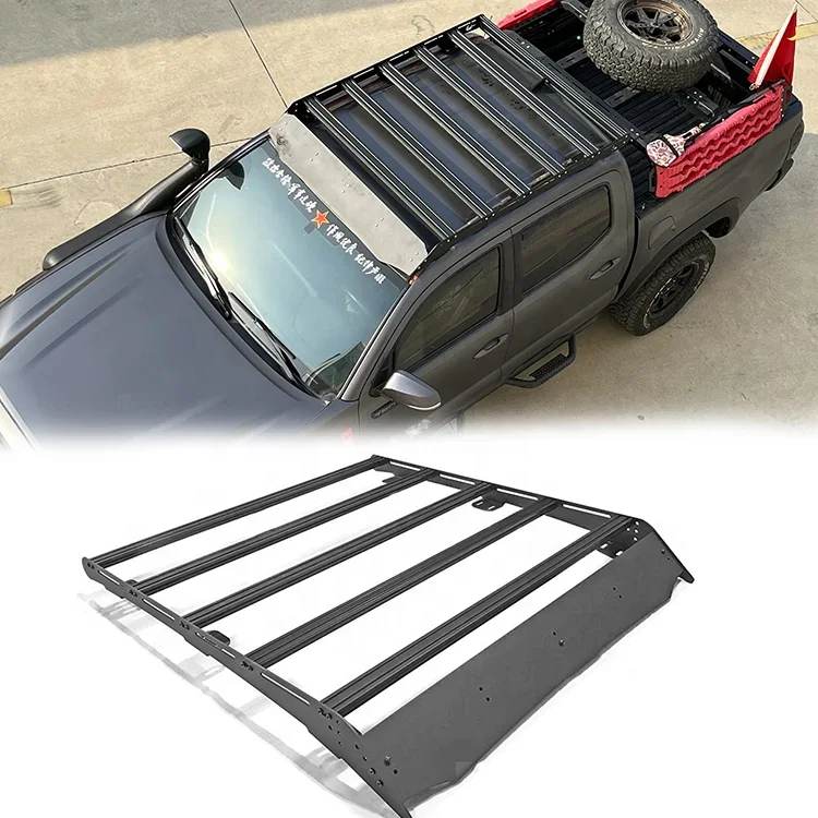 Spedking 2005-2022 High quality wholesale prices Black aluminum with cross bar roof rack for TOYOTA TACOMA roofrack